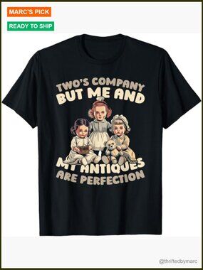 Collector Antiques T-Shirt Vintage Tee Novelty Gift for Antique Lovers